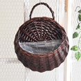 thumbnail image 4 of Flower Pot Hanging Basket Wall Decor Rattan Basket with Easy, 4 of 4