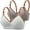 Black3, variant on ManxiVoo Women Bralette Non Padded Soft Cup Comfort Bra Breathable Thin Fabric Everyday Lounge Wear B Size B