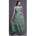 thumbnail image 3 of Bimba Jupes pour Femmes Longueur Longue Coton Imprimé Maxi Bohème Jupe d'Été, 3 of 5