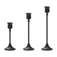 thumbnail image 3 of 3PCS Iron Candle Holder Set - Valentine's Day Christmas Metal Candlestick for Romantic Table, Holiday Candle Stands for Candlelight Dinner Decorative Table Prop, 3 of 7