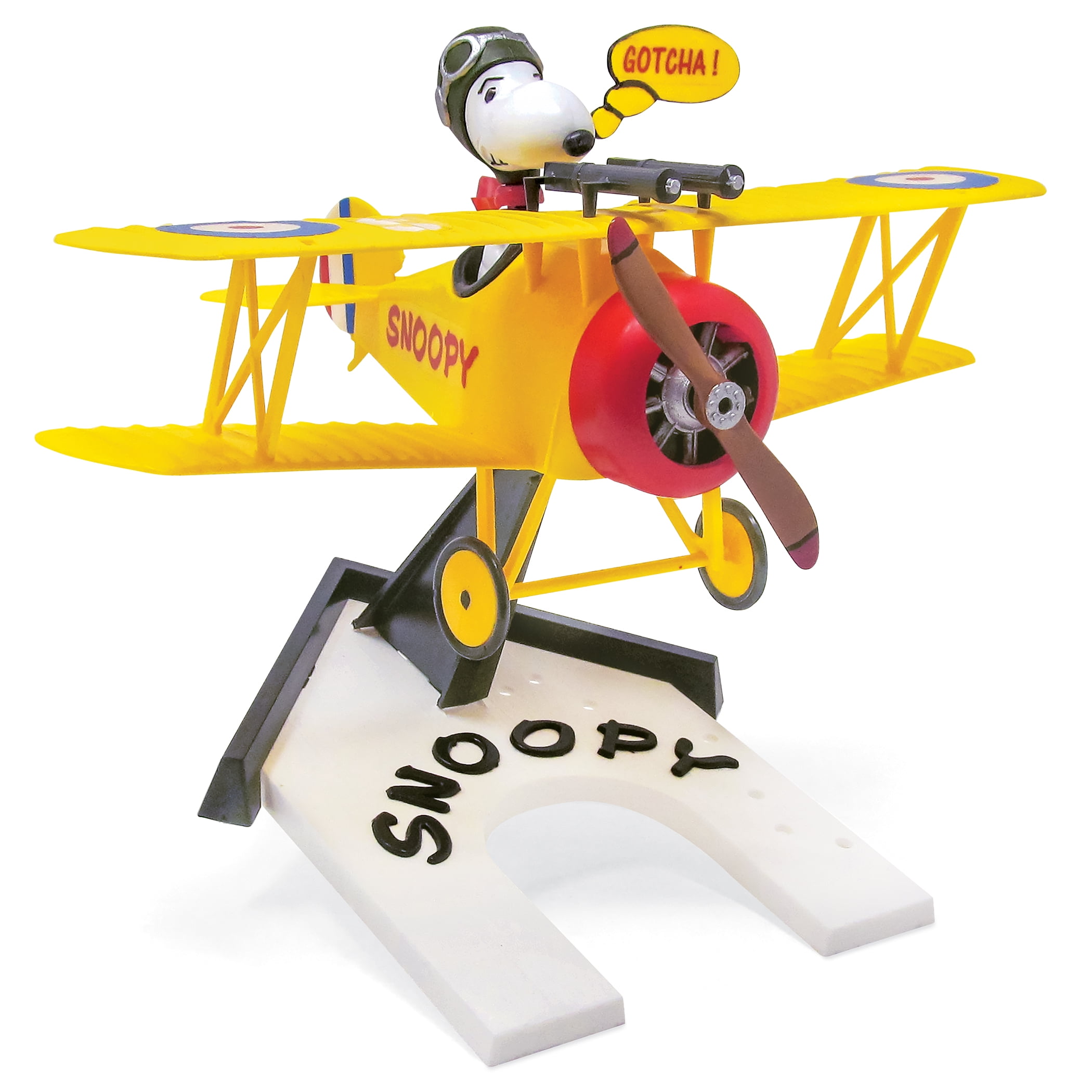 Snoopy Model Kit with Spinning Battery-Powered Propeller