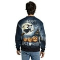 thumbnail image 5 of Happy Halloween West Highland White Terrier Witch Pumpkins Bats All Over Print 3D Sweatshirt Unisex Merch Westie Westy Dog Lover - 13012, 5 of 6