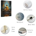 thumbnail image 2 of ZHONGYUTONG Buddha Painting Abstract Buddha Statue Wall Art Zen Picture Meditation Canvas Artwork Spa Prints for Spiritual Buddhism Prayer Room (12.00" x 18.00"), 2 of 6