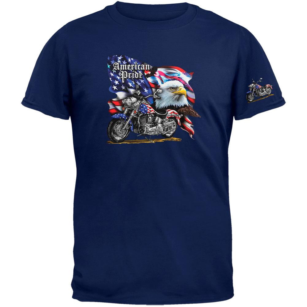 American Pride Eagle Motorcycle Flag T 