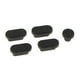 thumbnail image 5 of 5 tapones de silicona antipolvo para el puerto de carga de ordenadores portátiles y Mac Negro, 5 of 6