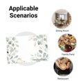 thumbnail image 5 of Joocar Eucalyptus Leaf Pattern Linen Table Mats Set Of 4 For Home Kitchen Table Decor 12x18 inch, 5 of 5