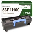 thumbnail image 1 of myCartridge Cartucho de tóner remanufacturado de repuesto para Lexmark 56F1H00 funciona para impresora MS321 MS421 MS521 MS621 MS622 MX321 MX421 MX521 MX522 MX622 (1 negro), 1 of 1