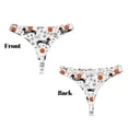 thumbnail image 3 of Balery Halloween Dachshund Tangas de Algodón para Mujer con Estampado – Ropa Interior Sexy, Transpirable, G-string-XX-Large, 3 of 6
