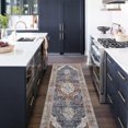 thumbnail image 1 of Boho Vintage Round Rug ft- Faux Wool Dreely Washable Area Rug Small Distressed Throw Rugs Floor Carpet for Door Mat Entryway Bedrooms Laundry (Round - ; Diameter Border ), 1 of 6