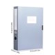 thumbnail image 3 of File Box Thickened Polypropylene Office Supplies Foldable A4 Retros-Style Document Box Plastic File Storage Box, 3 of 6