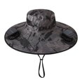 thumbnail image 2 of Rodiuiu Solar Fan Hat, UPF 50+ Wide Brim Sun Hat with 2 Fans, Solar & USB Rechargeable, 3 Speeds for Fishing/Camping/Hiking/Gardening, 2 of 8