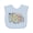 AE-Light Blue, variant on Inktastic He is Risen Easter Bunny Cross Boys or Girls Baby Bib