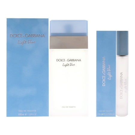 Dolce and Gabbana Light Blue 2 Pc Kit - 3.3oz EDT Spray, 0.25oz EDT Spray (Mini)