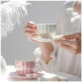 thumbnail image 6 of Mug Coffee Cup Pearl Shell Ceramic Exquisite Coffee Cup and Saucer Set 240ML (White), 6 of 6