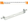 thumbnail image 4 of Uxcell Lighting Fixture Mounting Bracket Ceiling Light Plate 115x18x17mm 4 Set, 4 of 6