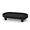 Black, variant on DBOZE Modern Oval Decorative Tray – Textured Matte Finish with Raised Legs, 10” x 6.5” x 2” Vanity Tray for Bathroom, Coffee Table, Jewelry & Candle Display,(White)