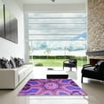 thumbnail image 7 of Ahgly Company Machine Washable Indoor Rectangle Transitional Purple Area Rugs, 6' x 9', 7 of 7