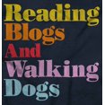 thumbnail image 2 of Reading Blogs Walking Dogs Trendy Pet Plus Size Graphic Tank Top Brisco Brands 3X, 2 of 5