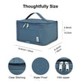 thumbnail image 3 of NOL Natural Organic Lifestyle Small Lunch Bag Mini Lunch Box Insulated Lunch Bag for Men/Women Leakproof Cooler Tote Bag Lightweight Nylon Waterproof Lunch Box For Work, Dusty blue, 3 of 8