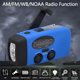 thumbnail image 2 of Emergency Weather Radio NOAA AM/FM, Rechargeable Handheld Flashlight, Portable Survival Gear with USB Charger for Home Outdoor, 2 of 14