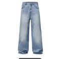 thumbnail image 5 of GrmtClth Y2k Baggy Flared Jeans for Men Casual 90s Vintage Bell Bottom Jeans Wide Leg Denim Pants Trendy Relaxed Fit Grunge Pants M, 5 of 7