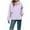 Purple, variant on Jackets for Women Plus Size Waterproof Zipper Long Sleeve Hooded with Pockets Windbreaker Travel Jacket M-5XL