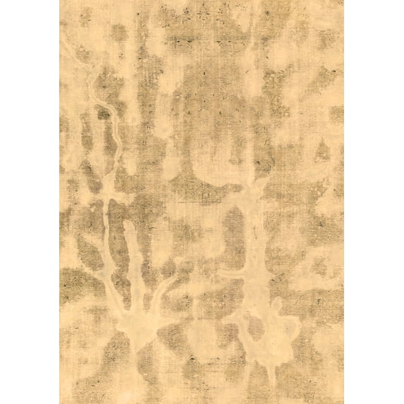 Ahgly Company Indoor Rectangle Abstract Brown Modern Area Rugs, 8' x 12'