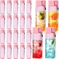 thumbnail image 1 of Botella de agua Maxdot Thank You, 500 ml, plástico rosa, 24 unidades, 1 of 6