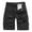 Black, variant on Lovskoo Cargo Shorts for Men Summer Trendy Solid Color Casual Shorts Multi Pocket Cargo Shorts Olive Green