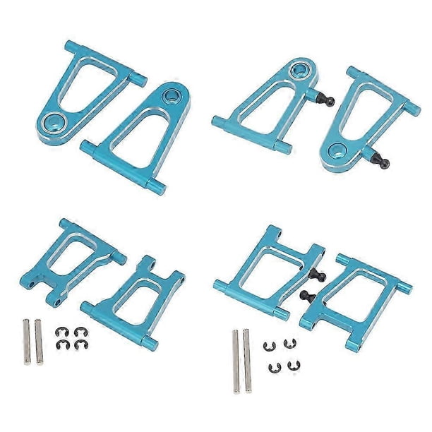8Pcs Metal Front & Rear Suspension Arms Swing Arm Set for TT-01 TT01 TT-01E TT01E 1/10 RC Car Upgrade Parts