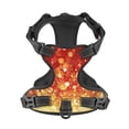 thumbnail image 4 of Gaeub Red Gold Glitter Gaeub Red Gold Glitter No Pull Dog Harness, Secure and Adjustable Pet Vest for Outdoor Activities - Medium, 4 of 9