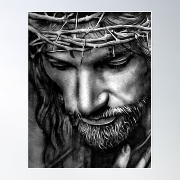 Jesus Christ Design For Multipurpose Poster Wall Art, Modern Wall Decor For Living Room Bedroom, 8x12 UNFRAMED