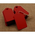 thumbnail image 2 of 100 Pcs Heart Punched Rectangular Hang Tag Wedding Favor Blank Tags with Free Natural Jute Twine - Colours Available, 2 of 7