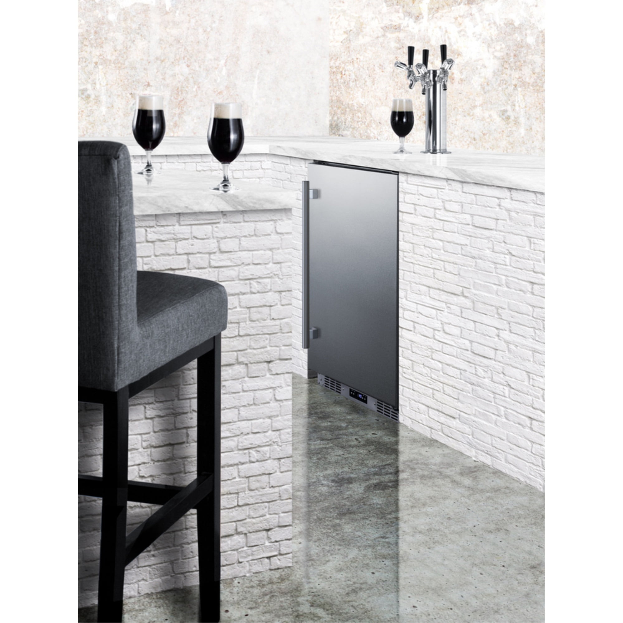 24" Wide Built-In Outdoor Commercial Beer Kegerator