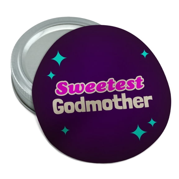 Sweetest Godmother Round Rubber Non-Slip Jar Gripper Lid Opener