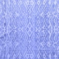 thumbnail image 1 of Ahgly Company Machine Washable Indoor Square Abstract Blue Modern Area Rugs, 6' Square, 1 of 4