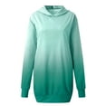 thumbnail image 5 of Patlollav Womens Dresses,Ladies Long Sleeve Hooded Tunic Pockets Pullover Dress, 5 of 7