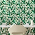 thumbnail image 2 of Ambesonne Leafy Design Peel & Stick Wallpaper for Home, Springtime Tulips Art, 13"x100", Forest Green Pale Khaki, 2 of 5