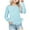 A01 Light Blue, variant on Girls Tops Size 6 Cute Shirts for Teen Girls Girls Long Sleeve Tops Girls Shirts Size 12 Shop All