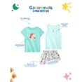 thumbnail image 4 of Garanimals Baby & Toddler Girl Cotton 3-Piece Set, Tank, Tee & Scooter Skirt, 0M–6T, 4 of 12