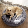 thumbnail image 6 of Calming Dog Bed (L/XL/XXL/XXXL) for Medium and Large Dogs Comfortable Pet Bed Faux Fur Donut Cuddler Up to 15/30/50/100lbs, 6 of 6