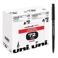 thumbnail image 2 of Sanford SAN2013567 Uni-Ball Gel Pen, Micro Point, Onyx - Pack of 72, 2 of 4