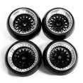 thumbnail image 2 of RC Wheel Rim Tires Rc Tires for Wltoys Control 1/28 Model K969 K989 P929 1/28 Scale Buggy Hobby Black, 2 of 4