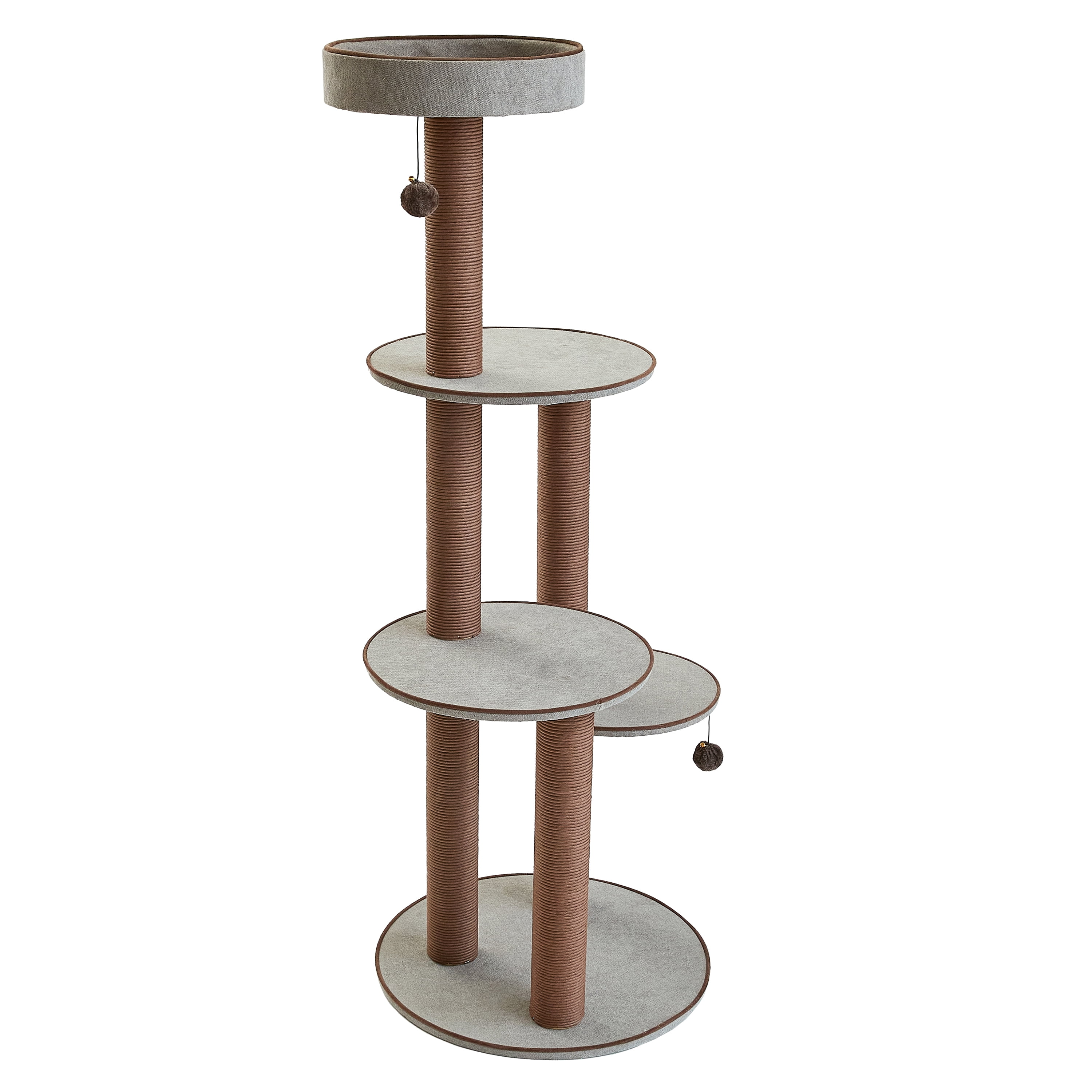 Two by Two Pine 59-inch Deluxe Cat Tower and Playground