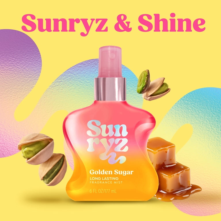 Sunryz Golden Sugar Long-Lasting Fragrance Body Mist, 6 fl oz