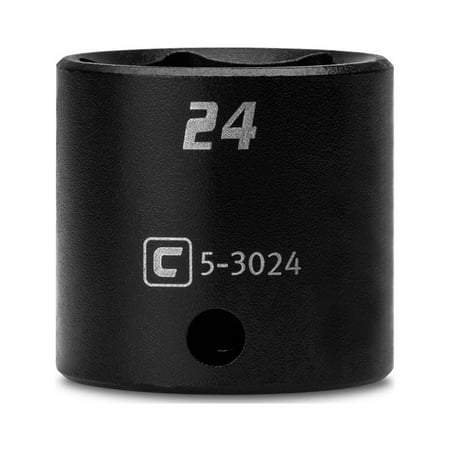 UPC: 0886352530248 | Capri Tools 24 mm Shallow Impact Socket  3/8-Inch Drive  6-Point  Metric
