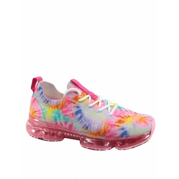 Flow-19 Stretch Elastic Mesh Lace Up Rubber Air Bubble Cushion Fashion Sneaker