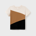 thumbnail image 2 of PatPat Family Matching Colorblock Cotton Tee or Flora Print Strap Body-con Dress or Mesh Splicing Dress, 2 of 5