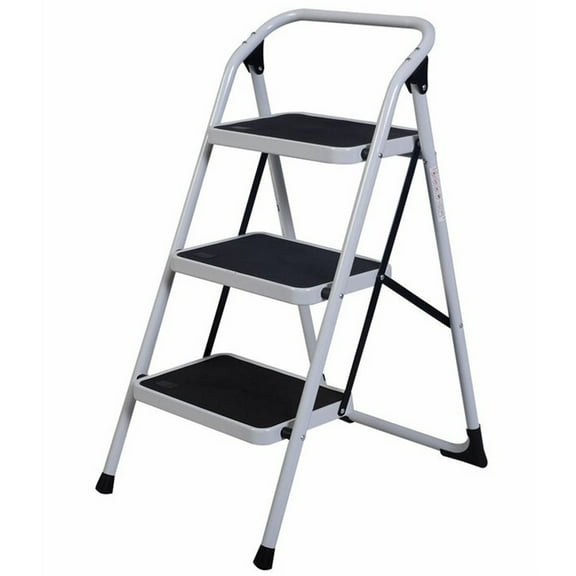 Winado Portable 3 Step Ladder, Portable Step Stool, 330 lb. Capacity