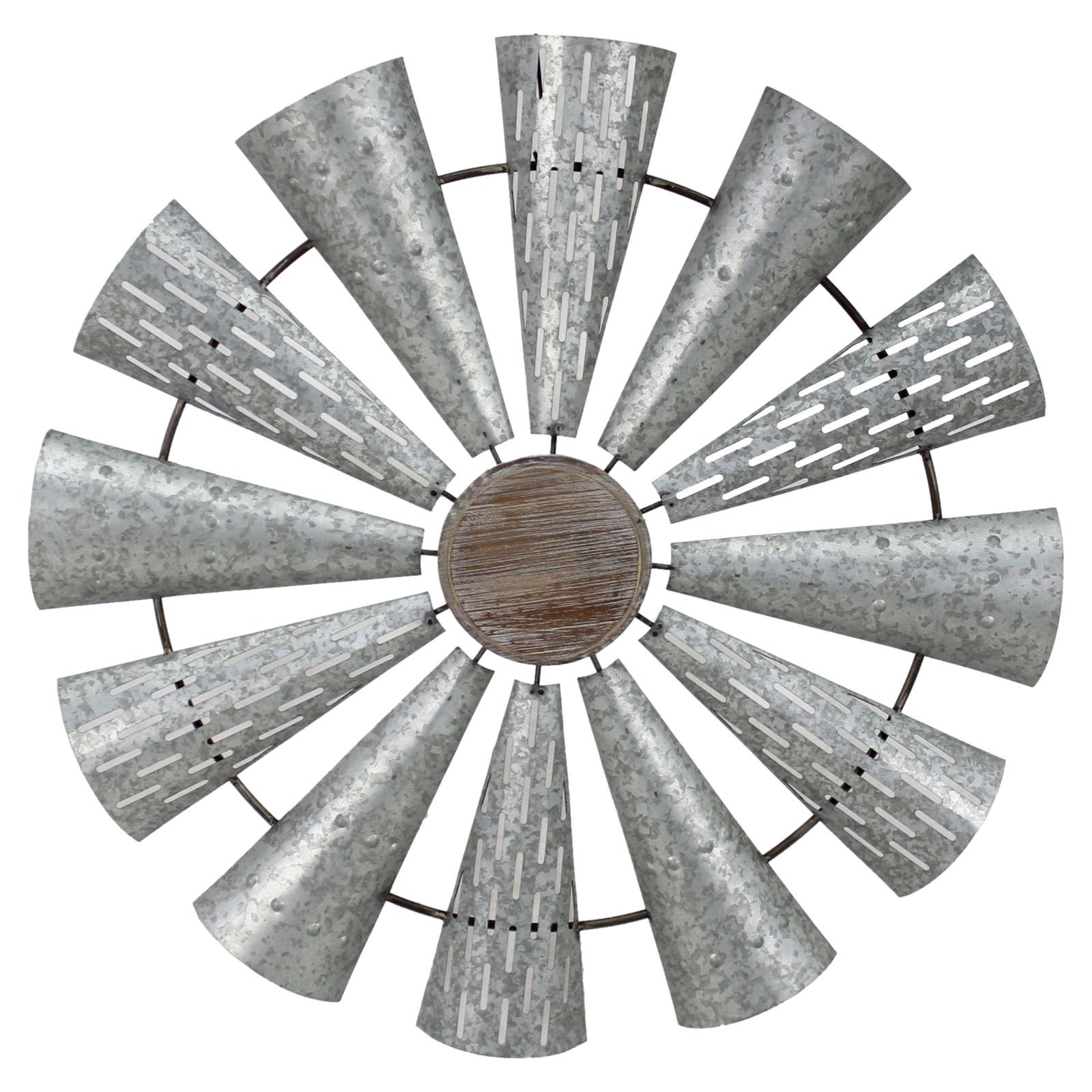 Sagebrook Home Metal Farmhouse Metal Windmill Wall Decor